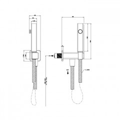 Gessi iSpa Гидроершик, цвет: черный