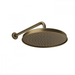 GESSI VENTI20 Верхний душ 328 мм., с настенным держателем 389 мм., цвет Antique Brass