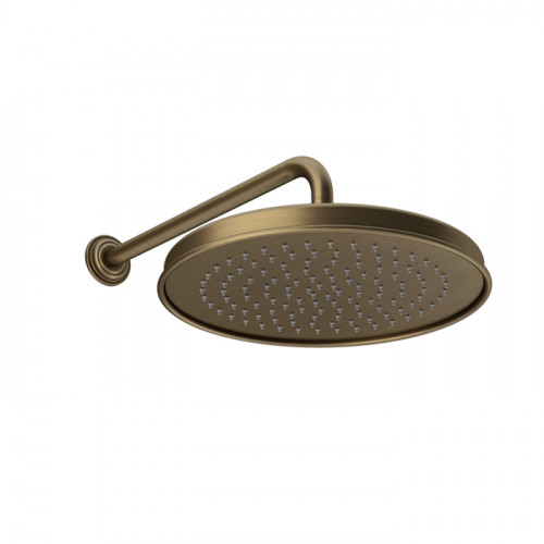 GESSI VENTI20 Верхний душ 328 мм., с настенным держателем 389 мм., цвет Antique Brass