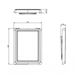 GESSI Сиденье с крышкой для унитаза, без петель, цвет белый