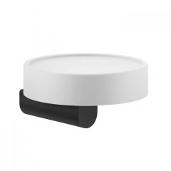 GESSI Rilievo Мыльница настенная, цвет: nero XL