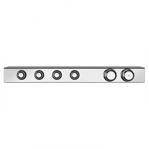 GESSI HI-FI ECLECTIC Смеситель для душа настенный встраиваемый, термостатический, с полкой, с 4 запорными кнопками, цвет хром