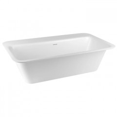 Gessi Rettangolo Ванна отдельностоящая/встраиваемая 180х95см, цвет: матовый белый