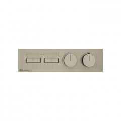 Gessi Hi-Fi Термостат для душа, с включением до 2 источников одновременно (внешняя часть), цвет: Finox