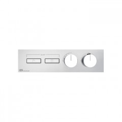 Gessi Hi-Fi Термостат для душа, с включением до 2 источников одновременно (внешняя часть), цвет: хром