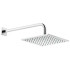 GESSI Rilievo Душевая головка шарнирная для настенного крепления 250x250 мм на 1/2", цвет: хром