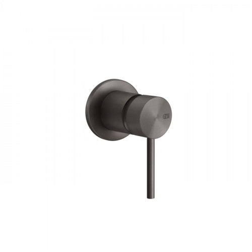 GESSI 316 Встраиваемый смеситель, на 1/2", 1 источник (внешние части), цвет: brushed black metal pvd