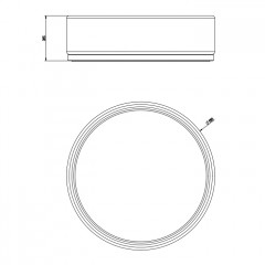 GESSI INCISO Мыльница настольная, цвет: белый/хром