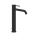 GESSI 316 Смеситель для раковины на 1 отверстие, высокий h=305мм, с донным клапаном, излив 155мм, цвет: Black XL