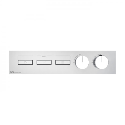 Gessi Hi-Fi Термостат для душа, с включением до 3 источников одновременно (внешняя часть), цвет: хром