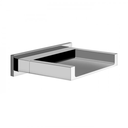 Gessi Rettangolo Каскадный излив для душа настенный, для монтажа с удаленным управлением (не входит в комплект), цвет: хром