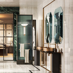 GESSI VENTI20 Полотенцедержатель 600 мм., цвет Brass PVD