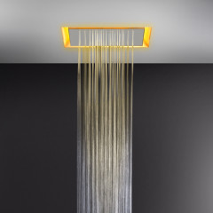 GESSI Minimali/Afilo Накладная панель 500x500 мм., для встраив в потолок душ системы 57501/57503/57901, цвет Mirror steel