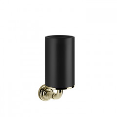 GESSI VENTI20 Стакан подвесной, цвет черный, фурнитура Brass PVD