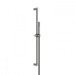GESSI 316 Штанга в комплекте с душевой лейкой с легкой очисткой, шланг 1,50 м, цвет: steel brushed