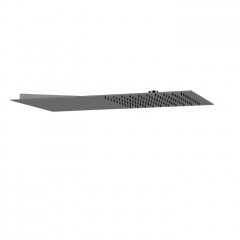 GESSI Tremillimetri Верхний душ QUADRO 300х550 мм , цвет: Black Metal Brushed PVD
