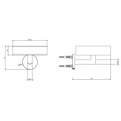 Gessi Tondo Мыльница настенная белая, цвет: хром