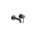 GESSI 316 Встраиваемый смеситель с изливом 210-180мм (внешние части), цвет: brushed black metal pvd