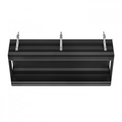 GESSI BINARIO Профиль линейный 880 мм., без подготовки под модули, цвет Black XL
