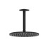 GESSI Rilievo Потолочная душевая головка шарнирная на 1/2",250 мм., цвет: nero XL