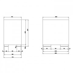 GESSI INVERSO ACCESSORIES Корзина для мусора белая, цвет: Warm Bronze Br PVD