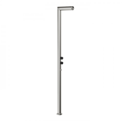 GESSI OUTDOOR Душевая стойка для установки на улице, напольная, на 2 выхода, без ручек, ручного душа и верхнего душа, внешняя часть, цвет Corten