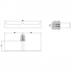 Gessi Rettangolo Полотенцедержатель двойной настенный, цвет: хром