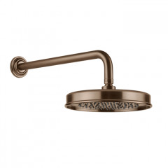 GESSI VENTI20 Верхний душ 200 мм., с настенным держателем 389 мм., цвет Copper Brushed PVD