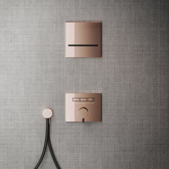 Gessi Hi-Fi Смеситель для душа, с включением до 3 источников одновременно (внешняя часть), цвет: Copper PVD