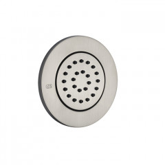 Gessi Body Jets Встраиваемая поворотная боковая форсунка (внешняя часть), цвет: Finox Brushed Nickel