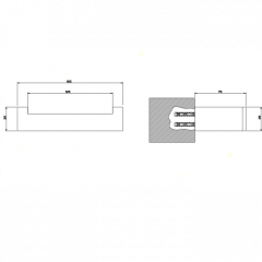 Gessi Rettangolo Держатель для туалетной бумаги вертикальный/горизонтальный, цвет: хром