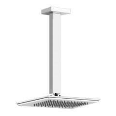 Gessi Eleganza Верхний душ потолочный, высота от 115 до 1865мм, цвет: хром