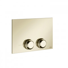 GESSI VENTI20 Клавиша смыва для унитаза двойная, для инсталляций TECE, цвет Brass PVD