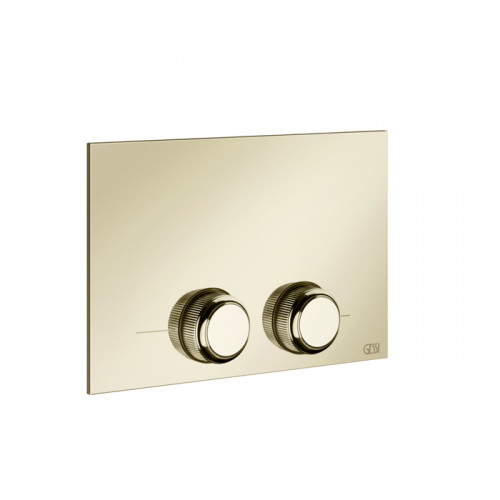 GESSI VENTI20 Клавиша смыва для унитаза двойная, для инсталляций TECE, цвет Brass PVD