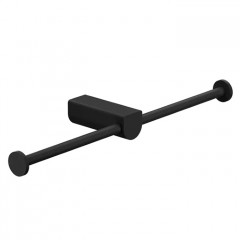 GESSI Rilievo Двойной держатель туалетной бумаги, цвет: nero XL