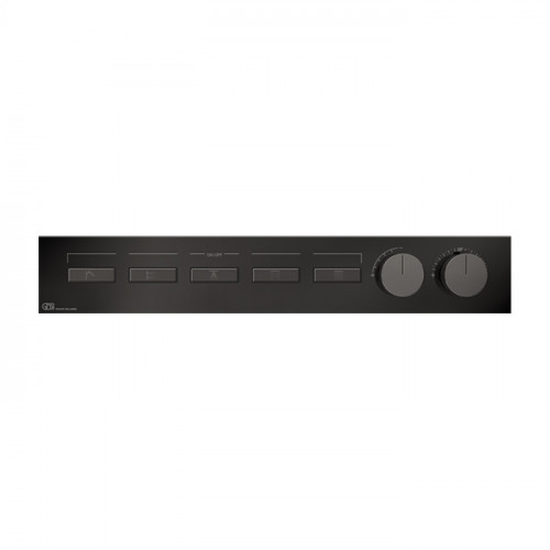 Gessi Hi-Fi Термостат для душа, с включением до 5 источников одновременно (внешняя часть), цвет: Black Metal PVD