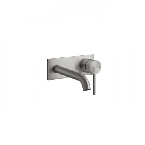 GESSI 316 Встраиваемый смеситель с изливом 147мм (внешние части), цвет: steel brushed