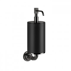 GESSI VENTI20 Дозатор для жидкого мыла подвесной, цвет черный, фурнитура Black Metal PVD