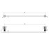 GESSI INCISO Полотенцедержатель, 91 см, цвет: Black XL