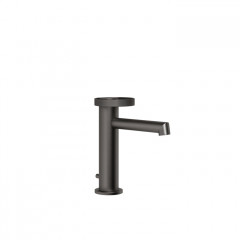 Gessi Anello Смеситель для раковины с донным клапаном и соединительными шлангами, цвет Black Metal Brushed PVD