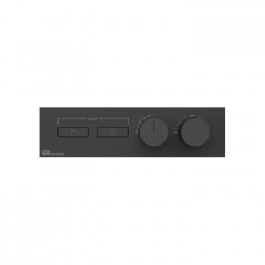 Gessi Hi-Fi Термостат для душа, с включением до 2 источников одновременно (внешняя часть), цвет: Black XL