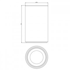 GESSI Rilievo Стакан настольный, цвет: хром