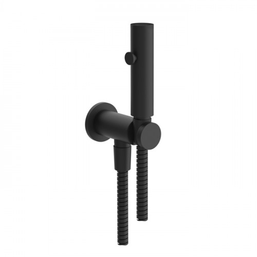 GESSI Гигиенический душ с держателем с подводом воды и шлангом 1250 мм., цвет Black XL