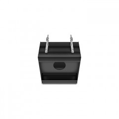 GESSI BINARIO Профиль линейный 250 мм., для 1 модуля, установка Easy-Fix, цвет Black XL