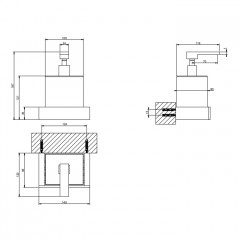 GESSI INVERSO ACCESSORIES Дозатор для жидкого мыла настенный белый, цвет: Brass Brushed PVD
