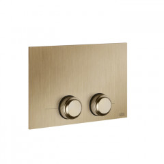 GESSI VENTI20 Клавиша смыва для унитаза двойная, для инсталляций TECE, цвет Warm Bronze Br. PVD