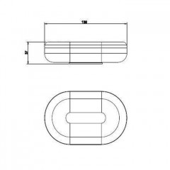 Gessi Goccia Мыльница настольная, цвет: черный