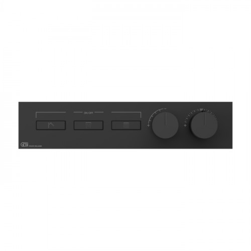 Gessi Hi-Fi Термостат для душа, с включением до 3 источников одновременно (внешняя часть), цвет: Black XL