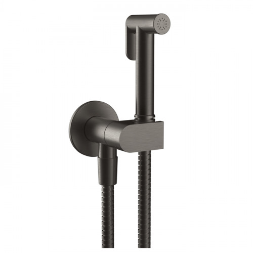 Gessi Origini Гигиенический душ, шланг 1250 мм, цвет: Black Metal Brushed PVD