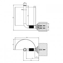 GESSI VENTI20 Держатель туалетной бумаги, с крышкой, цвет Finox Brushed Nickel
